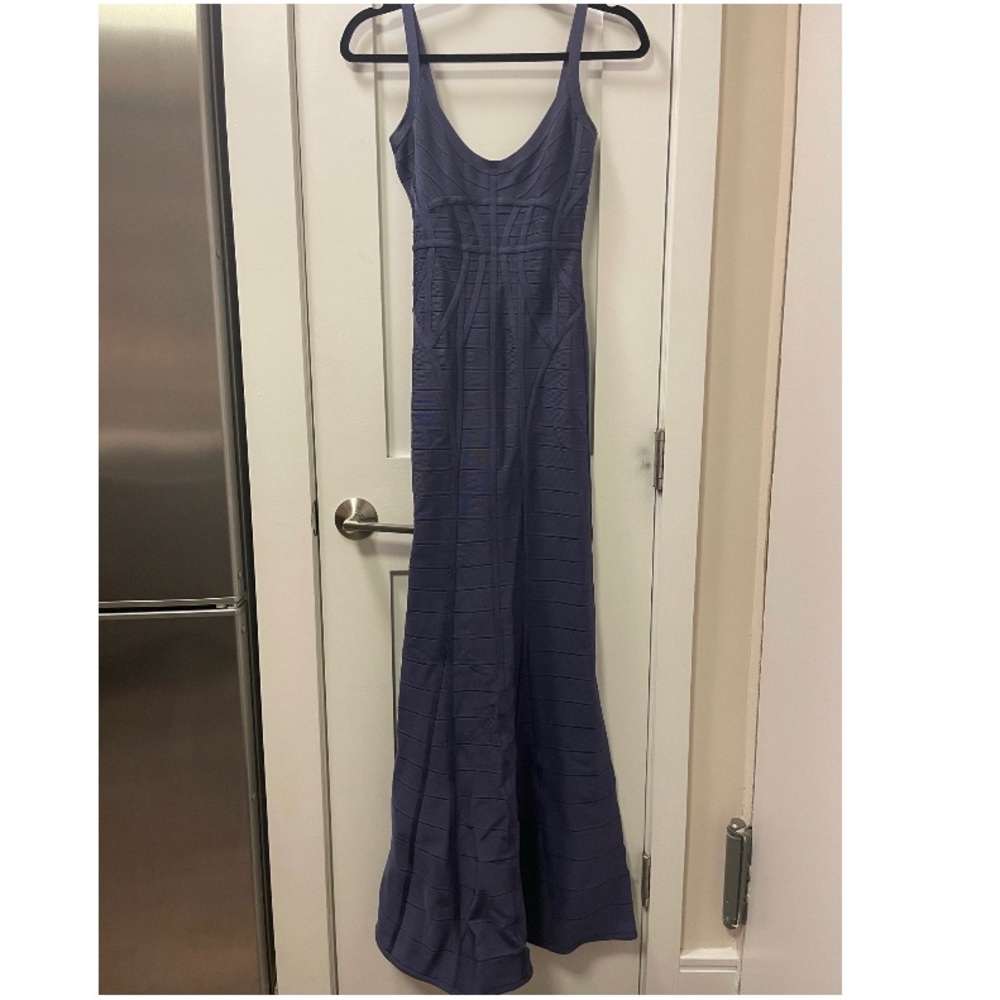 HERVE LEGER GOWN SZ XXS 💜 100% authentic